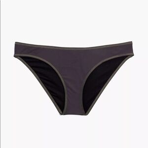 Madewell contrast stitched edition bikini bottom, size M, NWT